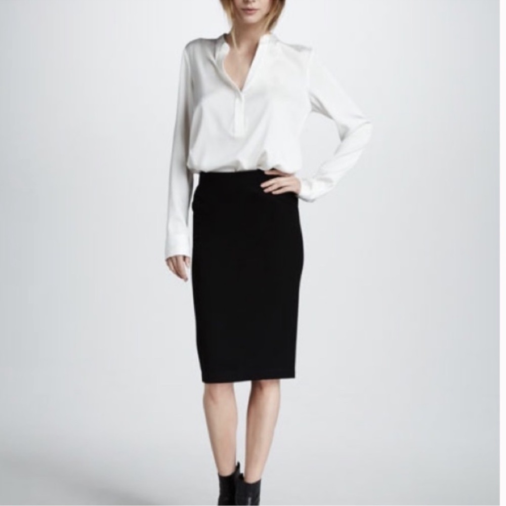 VINCE drawstring waist skirt